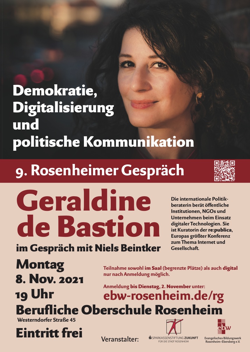 9. Rosenheimer Gespräch mit Geraldine de Bastion