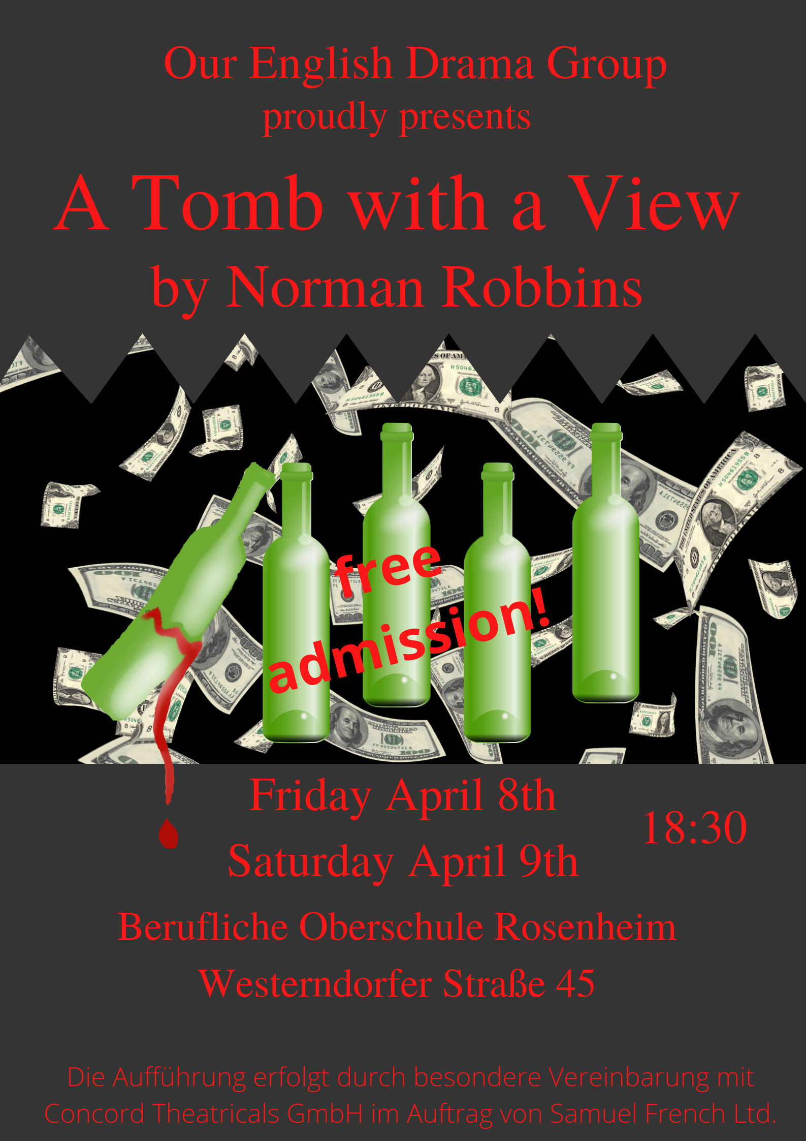 English Drama Group präsentiert A TOMB WITH A VIEW