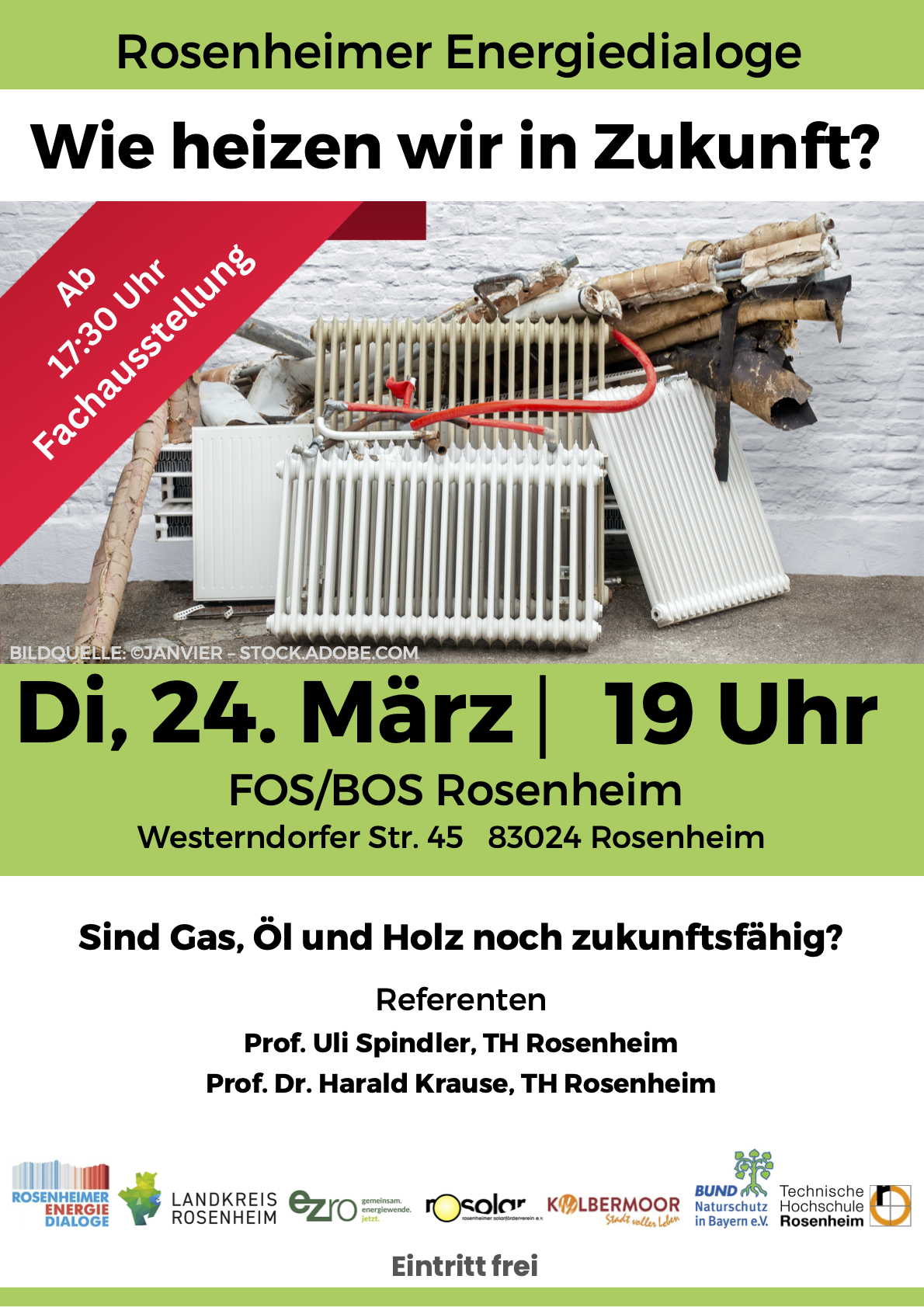 Rosenheimer Energiedialoge: Wie heizen wir in Zukunft?